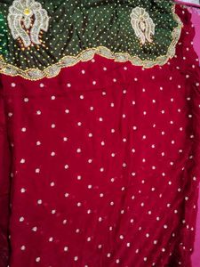 a festive saree