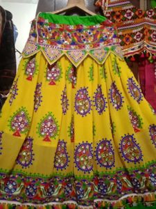 Yellow Garba Choli