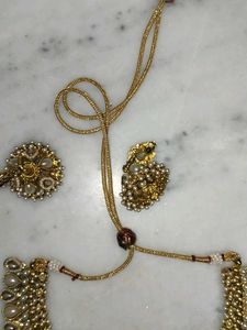 Heavy Necklace With Earring