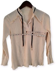 Nude Ribbon Pleated Dress (Women)
