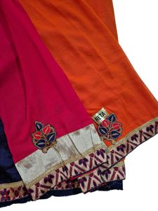 Beautiful Orange Saree