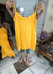 H&amp;M Kurti Bright Yellow New
