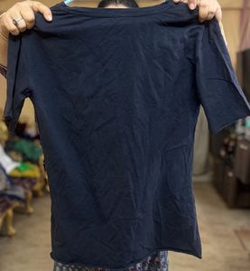 Corset Style Stylish Black Lace-Up T-Shirt