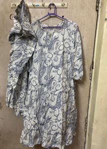 Printed kurta suit set