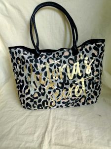 Victoria's Secret Leopard Print Tote Bag