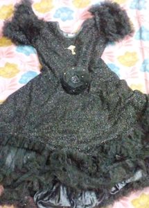 Girls' Party Dress - Black