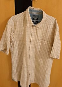 Boston Crew Plaid Shirt - Large