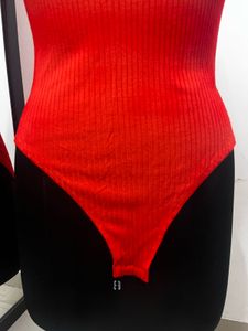 H&amp;M Red bodysuit