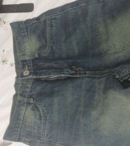 Wide Leg Vintage Denim Jeans