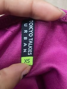 Magenta Halter Crop Top