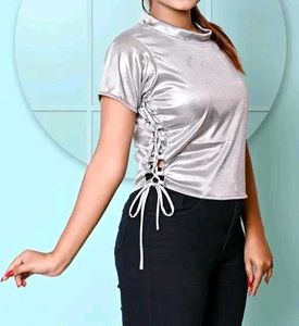 Silver Shimmer Top