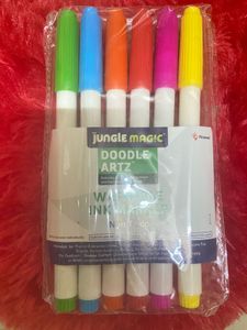 Jungle Magic Doodle Artz Markers - Set of 6