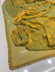 Elegant Gold Saree