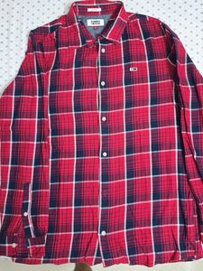 Tommy Hilfiger Red Plaid Flannel