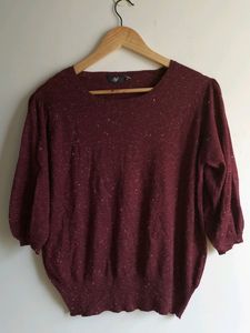 Brand New Acrylic Shimmery Lite Weight Sweater