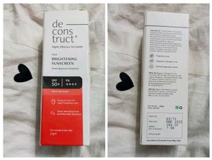 Deconstruct Brightening Sunscreen SPF 50+
