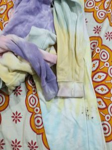 Tie-Dye sweat tie &amp; Sweatpants Set