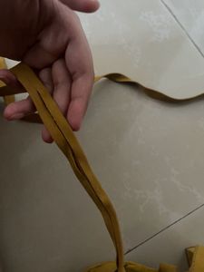 Yellow Tie Up 5inches Heels