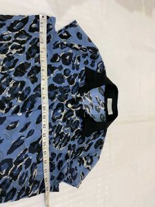 Leopard Print Button-Up Top