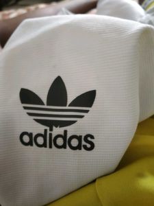 Adidas White Logo Tee