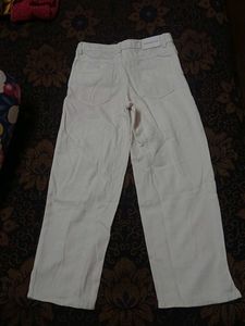 Wide Leg White Pants