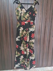 Floral Print Jumpsuit