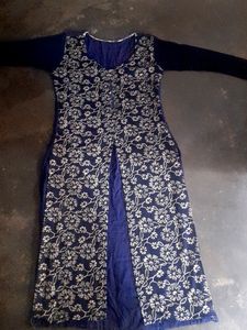 Navy Blue Color 💙 Kurti Tree Lear