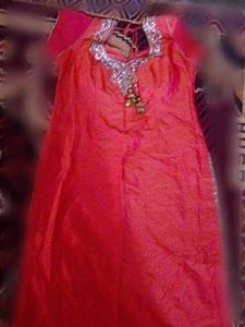 Festive Red Salwar Suit