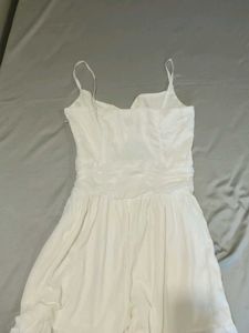 White Flowy Jumpsuit