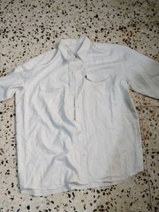 Classic White Button-Down Shirt(layering)