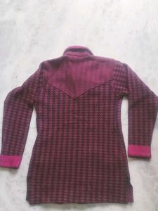 Burgundy  Cardigan+ Gift 🎁