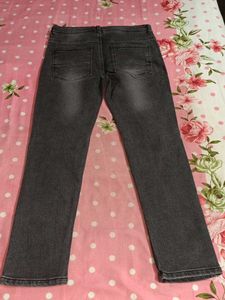 Mayoral Grey Ripped Denim Jeans