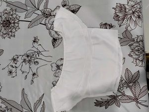 Women Western White Crop Top To Wear With Jeans Sk