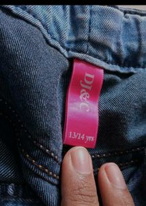 Floral Embroidered Denim Jeans