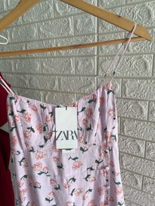 Zara Floral Print Slip Dress