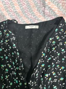 Mango Long Sleeve Dress