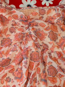 Floral Print Mini Dress