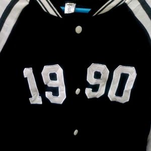 ⚫️Varsity Jacket - Black &amp; White