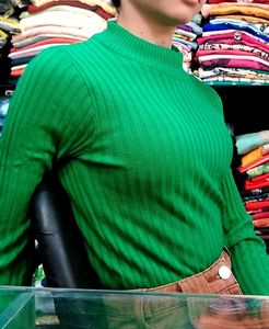 Urbanic High Neck Knitted Sweater