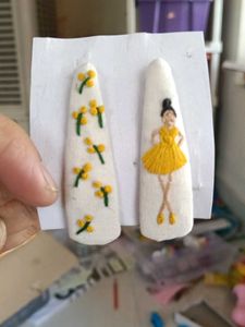 Embroidery Hair Clip