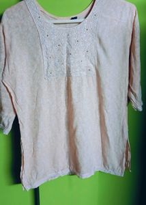 Nude Colour Short Kurti