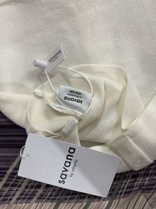 Cute White Ruffle Top - With Tag, Never Wore