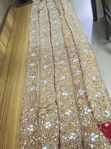 7 Meter Golden Colour Saree Lace