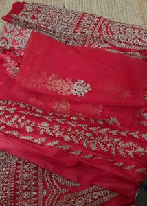 Red Bridal Lehenga