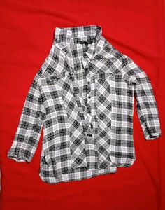 Plaid Button-Down Shirt