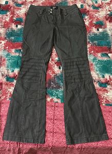 Flare Leather Pants