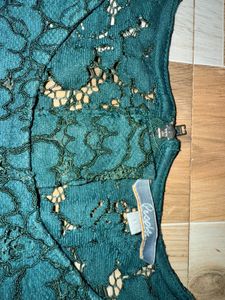 Green Lace Top