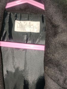 Loverich Black Long Coat