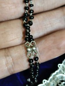 Vintage Pure Silver Mangalsutra Set