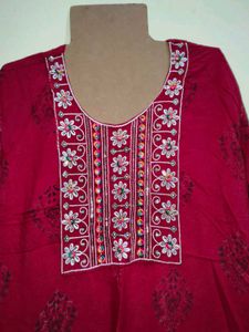 Red Kurta